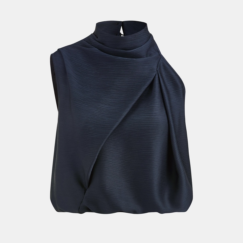 Commense Draped Sleeveless Top